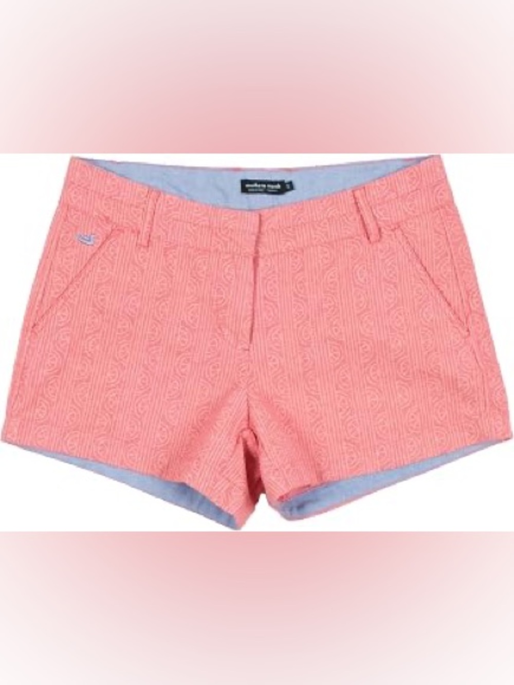 Southern Marsh Coral Patterned Women’s Shorts